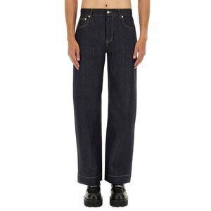 Alexander Mcqueen Men Wide Leg Jeans